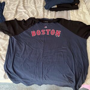Men’s 2xl Red Sox bicolor baseball T-shirt